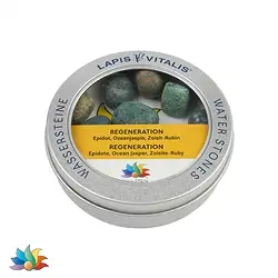 1082106208 Gemstone Balance Water Stones "Regeneration" in metal gift box | Marco Schreier