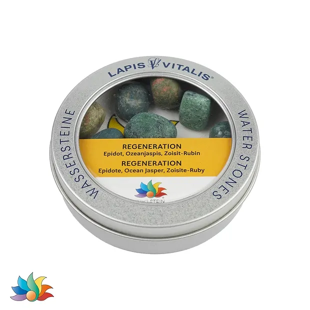 Gemstone Balance Water Stones "Regeneration" in metal gift box | Marco Schreier