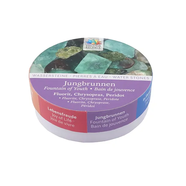 Gemstone Balance Water Stones "Fountain of Youth" in metal gift box | Marco Schreier