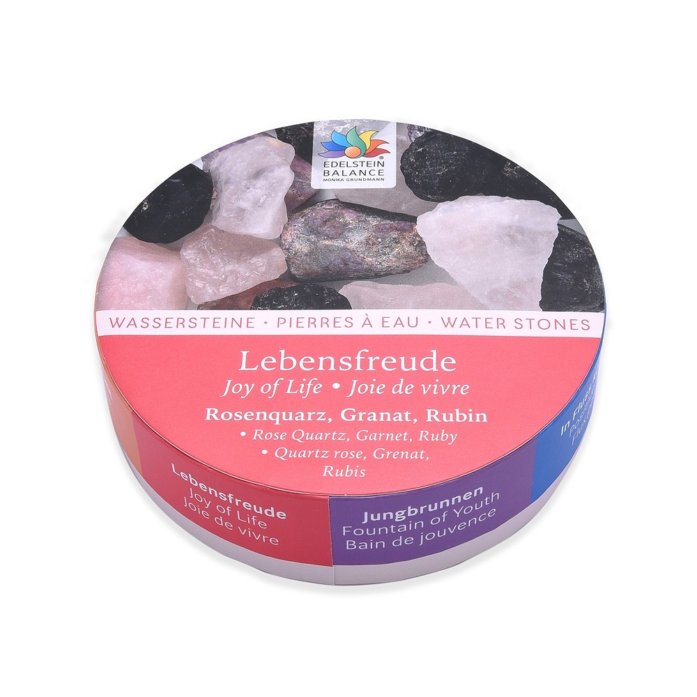 Edelstein Balance Wassersteine "Lebensfreude" in Geschenkdose | Marco Schreier
