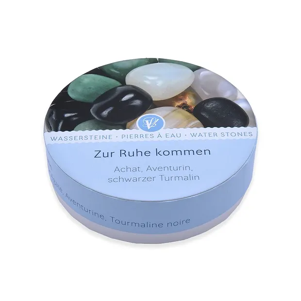 Wassersteine Mischung "Zur Ruhe kommen"  in Geschenkdose | Marco Schreier