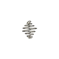 120100508 Pendentif spirale 12mm, argent&#xE9; (50 pcs/UC) | Marco Schreier