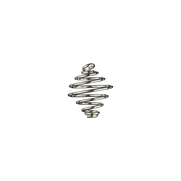 Spiralanhänger 12mm, silberfarben (50 St./VE) | Edelsteine, Heilsteine & Schmuck