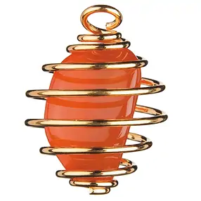 Spiralanhänger 12mm, goldfarben (50 St./VE) | Edelsteine, Heilsteine & Schmuck