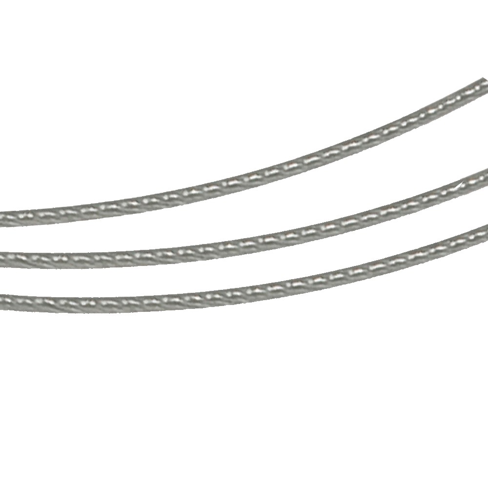 Steel Chokers several steel-colored cords, 50cm, twist lock | Marco Schreier