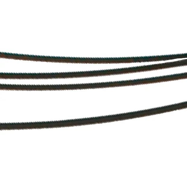 Cerchio d'acciaio con diversi cordini neri, 45 cm, chiusura a strappo | Marco Schreier