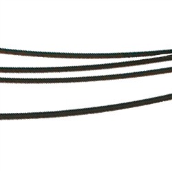 1201008145 Stahlreif mehrere Kordeln schwarz, 50cm, Dreh-Verschluss | Marco Schreier