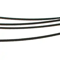 1201008145 Stahlreif mehrere Kordeln schwarz, 50cm, Dreh-Verschluss | Marco Schreier