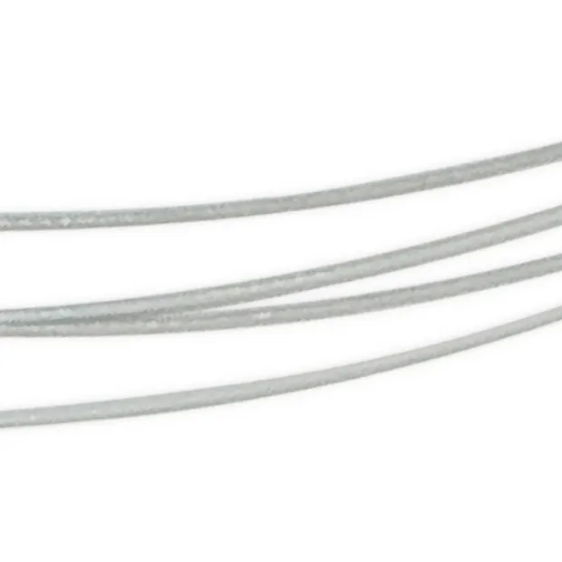Steel Chokers several cords silver-white, 42cm, twist clasp | Marco Schreier