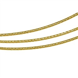 1201008335 Steel Chokers several gold-colored cords, 45cm, twist clasp | Marco Schreier