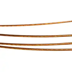 1201008435 Collier ras de cou en acier, plusieurs cordons rouge-brun, 45cm, Fermoir rotatif | Marco Schreier