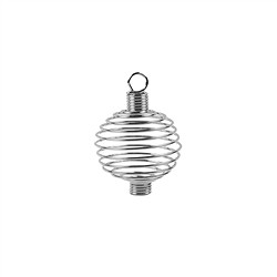 1201010003 Pendentif spirale 20mm (petit), argent&#xE9; (10 pcs/UC) | Marco Schreier