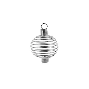 Spiralanhänger 20mm (klein), silberfarben (10 St./VE) | Marco Schreier