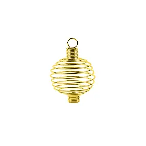 Spiralanhänger 25mm (mittel), goldfarben (10 St./VE) | Marco Schreier