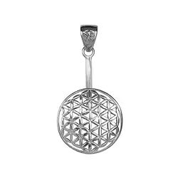 1202010541 Donut holder "Flower of Life" silver-plated brass, for 30mm donut | Marco Schreier