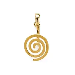 1203010202 Donut holder "Spiral" brass gold-plated matt, for 20mm donut | Marco Schreier