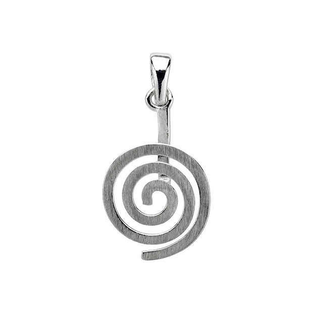 Donuthalter "Spirale" Silber matt, für 30mm-Donut | Marco Schreier