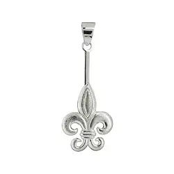 1205010592 Porta ciambelle con giglio francese Argento, per ciambelle da 30-40 mm | Marco Schreier