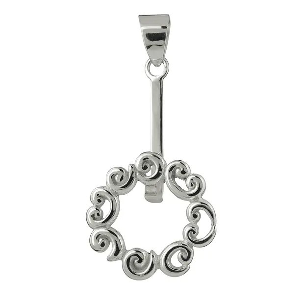 Donuthalter Barock Silber, für 30 - 40mm Donut | Marco Schreier