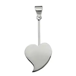 1205010641 Donuthalter Herz Silber, für 30 - 40mm Donut | Edelsteine, Heilsteine & Schmuck