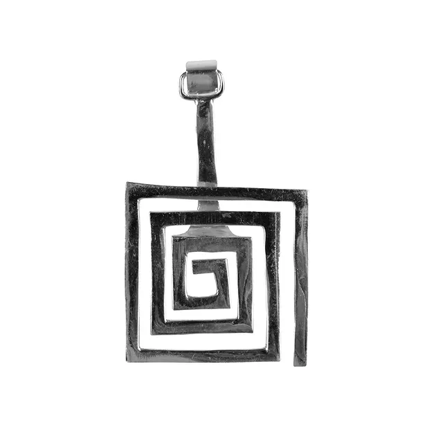 Donut holder "Spiral" square silver, for 30mm donut | Marco Schreier