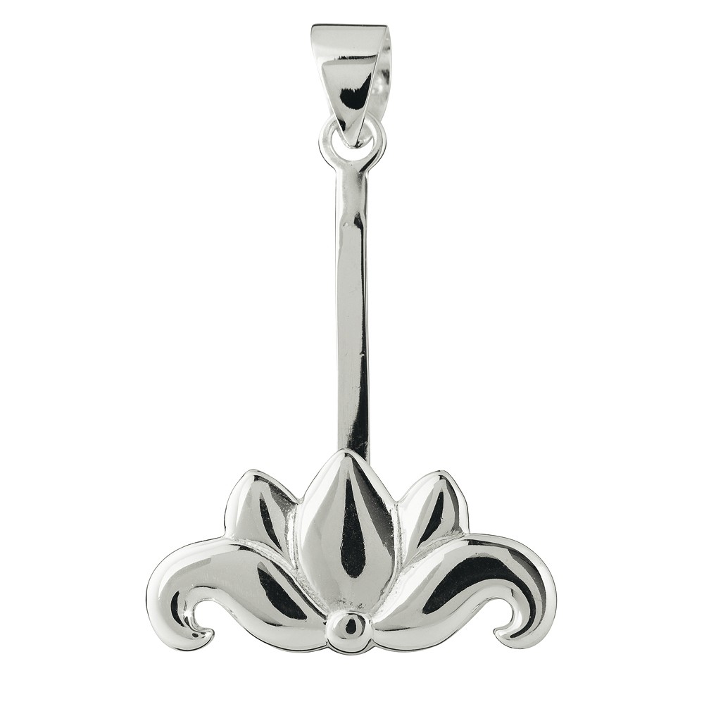 Porta ciambelle fiore di loto Argento, per ciambella da 30-40 mm | Marco Schreier