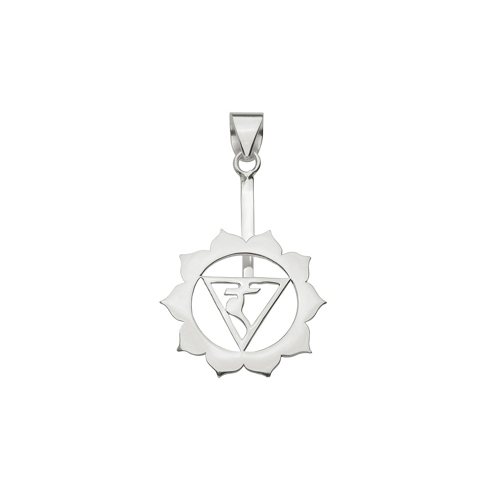 Soporte para donut "Chakra ombligo/plexo solar" plata, para donut de 30 - 40mm | Marco Schreier