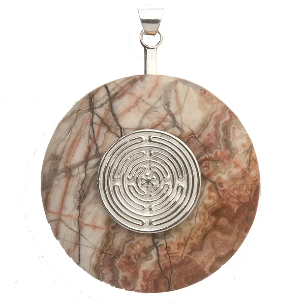 Donut holder Labyrinth Silver, for 30 - 40mm donut | Marco Schreier