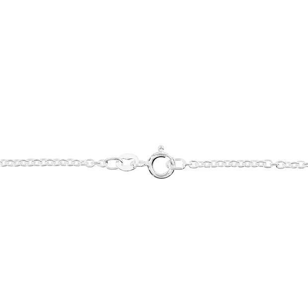 Ankerkette, Silber, 3,0mm x 50cm  | Großhandel Edelsteine, Heilsteine & Schmuck