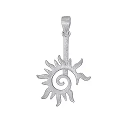 1205014502 Donut holder flame spiral Silver matt, for 30mm donut | Marco Schreier