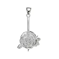 1205014701 Rose donut holder Silver, for 30mm and 40mm donut | Marco Schreier