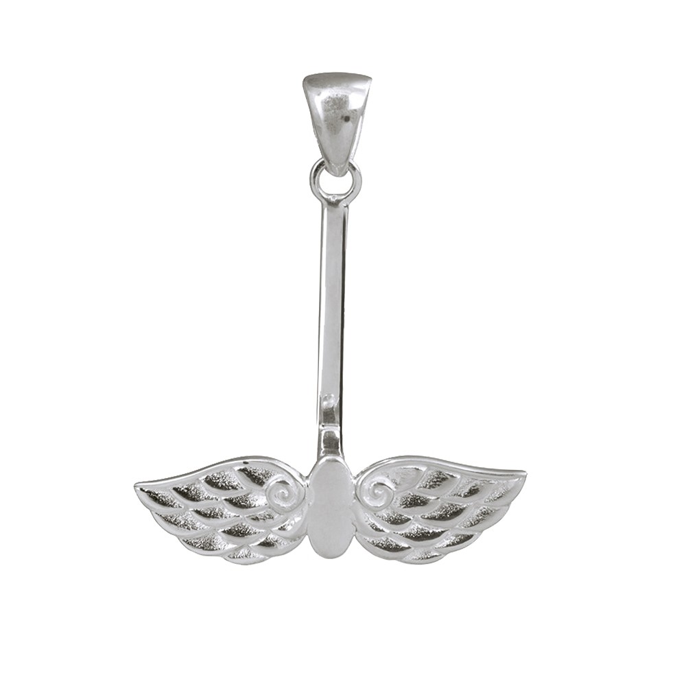 Donuthalter Pegasus-Flügel Silber, für 30mm- und 40mm-Donut | Marco Schreier