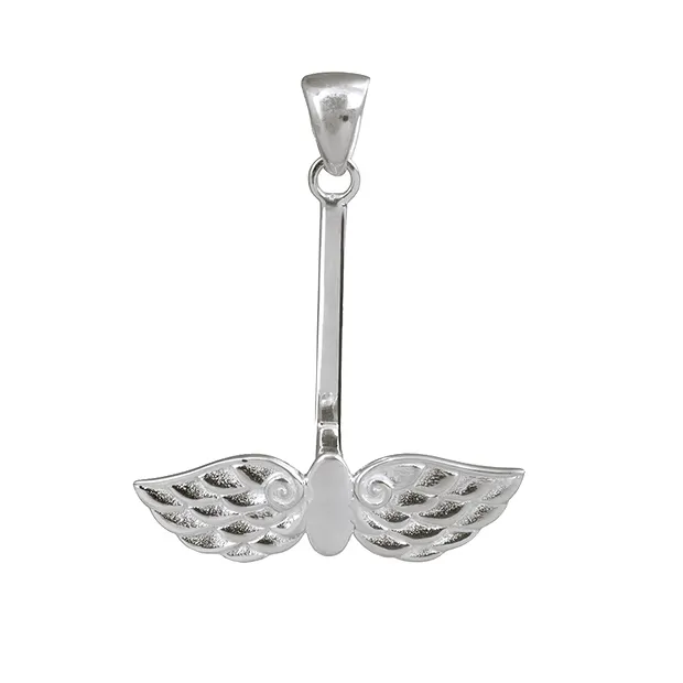 Pegasus wing donut holder Silver, for 30mm and 40mm donut | Marco Schreier