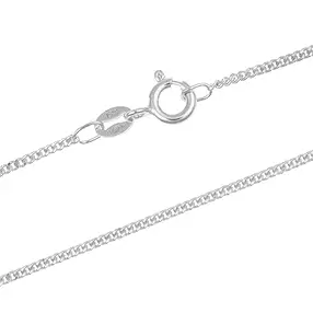 Cadena eslabón plano, plata, 1,8 mm x 42 cm | Marco Schreier