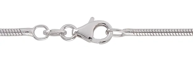 Chaîne maille serpent, argent, 1,4mm x 45cm | Marco Schreier