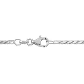 Snake Chain, silver, 2.4mm x 60cm | wholesaler gems, healing stones & jewelry
