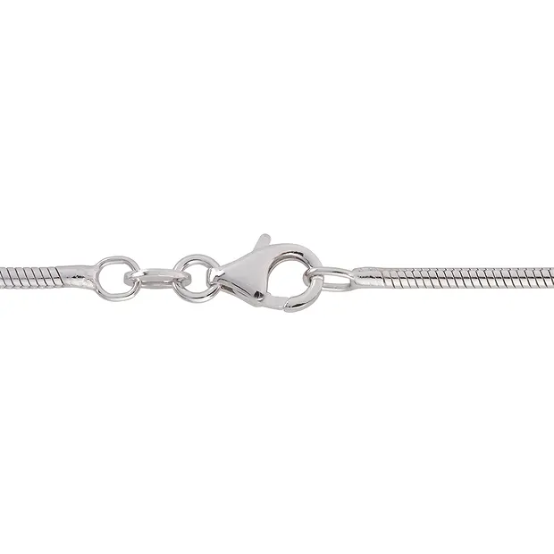 Snake Chain, silver, 4.3mm x 45cm | wholesaler gems, healing stones & jewelry