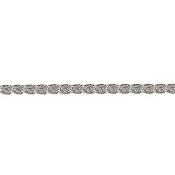 1205052550 Cadena trenzada, plata, 2,5 mm x 50 cm | Marco Schreier