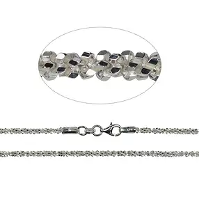 Collar brillante, plata, 2,3 x 45 cm | Marco Schreier