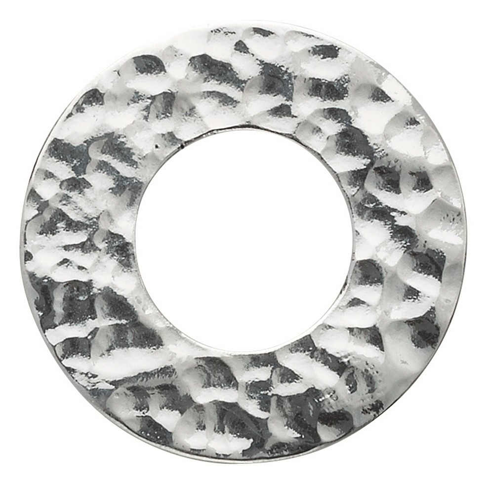 Varius circle hammered silver, 50mm | wholesaler gems, healing stones & jewelry