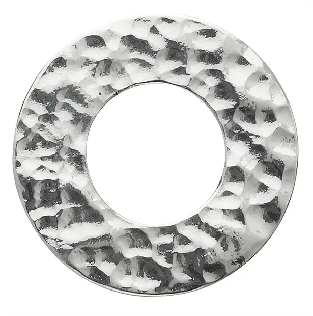 Varius-Kreis Silber gehämmert, 50mm | Schreier Edelsteine, Heilsteine & Schmuck