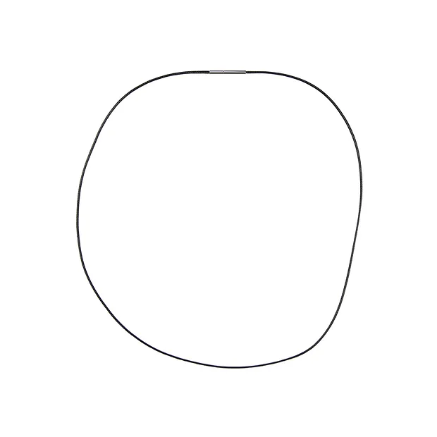 Baumwoll-Collier, braun, 1,0mm x 45cm, Verschluss Edelstahl | Marco Schreier