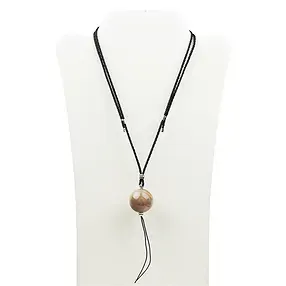 Collar de nailon con mecanismo deslizante, negro, 03mm/41 - 82cm | Marco Schreier