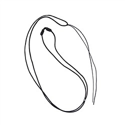 1205700416 Nylon-Collier mit Verschiebemechanik, schwarz, 2,0mm/41 – 82cm | Marco Schreier