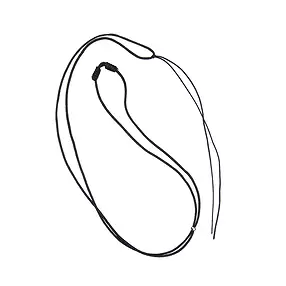 Collar de nailon con mecanismo deslizante, negro, 2,0 mm/41 - 82 cm | Marco Schreier