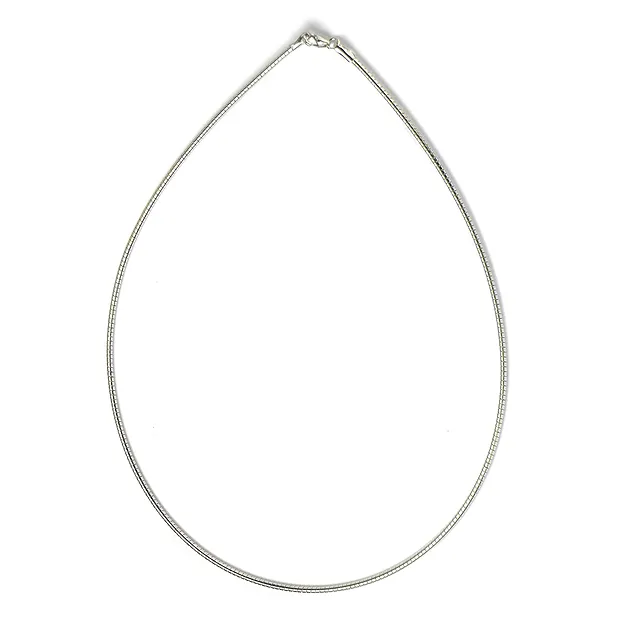 Collar Omega, plata, 1,0 mm x 40 cm | Marco Schreier