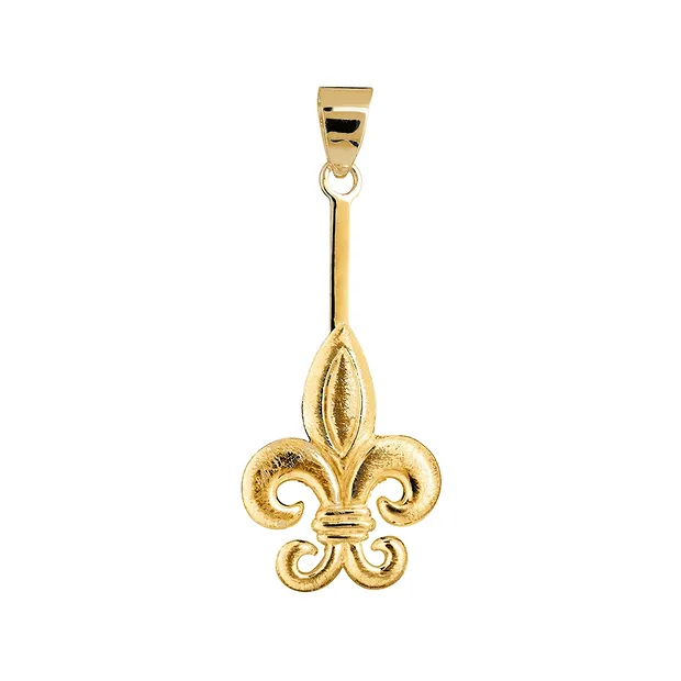 French lily donut holder Gold-plated silver, for 30 - 40mm donut | Marco Schreier