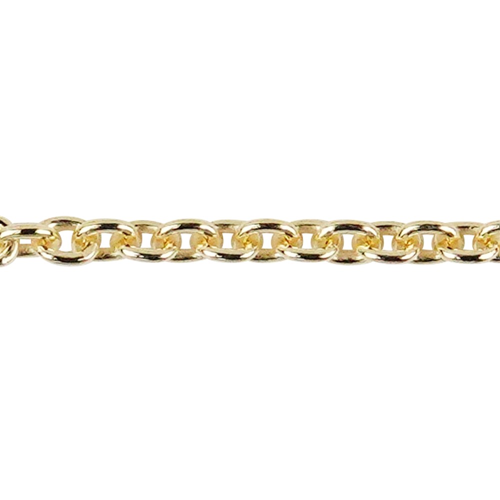 Catena ad ancora, argento placcato oro, 1,0 mm x 42 cm | Marco Schreier