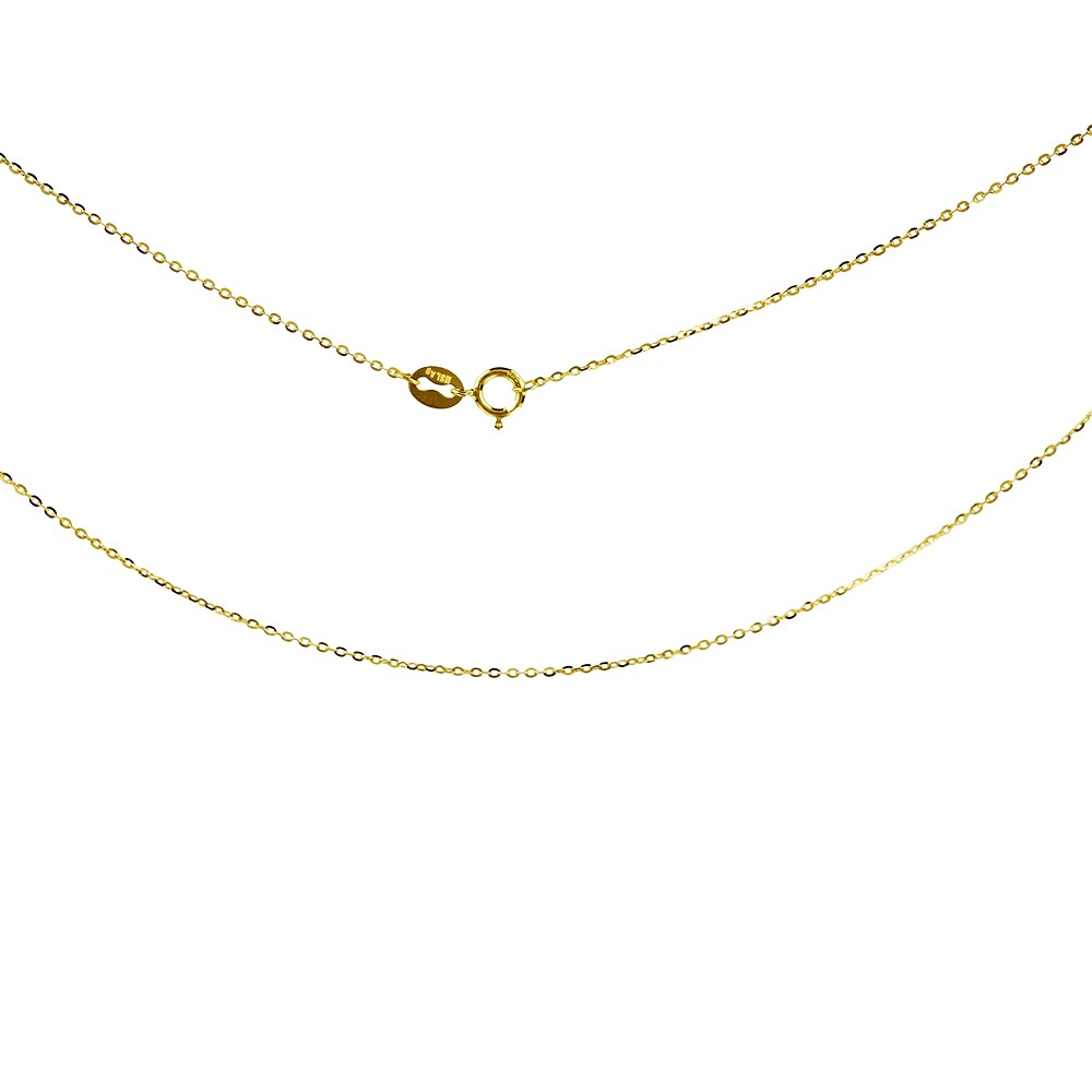Catena ad ancora, argento placcato oro, 1,0 mm x 45 cm | Marco Schreier
