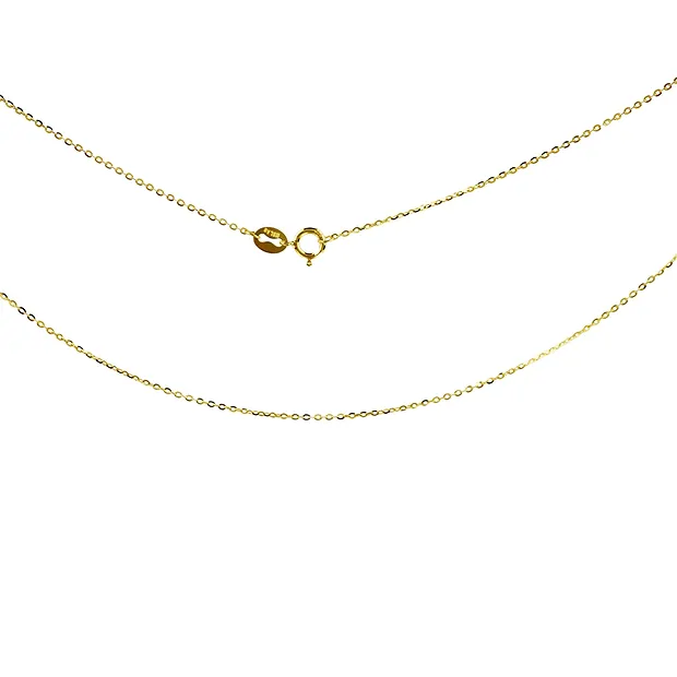 Chaîne d'ancre, argent doré, 1,0mm x 45cm | Marco Schreier